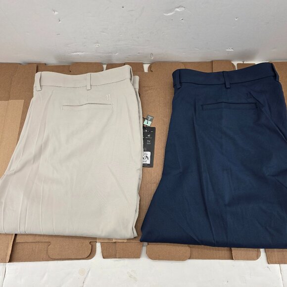 Walter Hagen Perfect 11 Golf Pants Men’s 44 x 32 Navy  Khaki Big & Tall  2 of - Picture 1 of 9